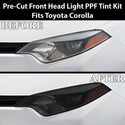 Fits Toyota Corolla 2014-2019 Full Headlight Taillight Precut Smoked PPF Tint Kit Film Overlay  - Bogar Tech Designs