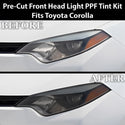 Fits Toyota Corolla 2014-2019 Full Headlight Taillight Precut Smoked PPF Tint Kit Film Overlay  - Bogar Tech Designs