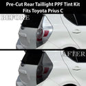 Fits Toyota Prius c 2012-2014 Full Headlight Taillight Precut Smoked PPF Tint Kit Film Overlay  - Bogar Tech Designs