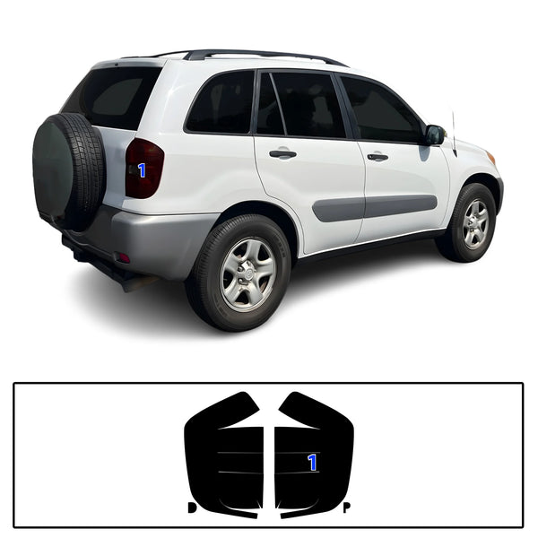 Fits Toyota RAV4 2004-2005 Full Headlight Taillight Precut Smoked PPF Tint Kit Film Overlay  - Bogar Tech Designs