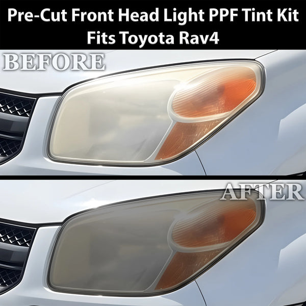 Fits Toyota RAV4 2004-2005 Full Headlight Taillight Precut Smoked PPF Tint Kit Film Overlay  - Bogar Tech Designs