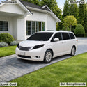 Fits Toyota Sienna 2011-2020 Full Headlight Taillight Precut Smoked PPF Tint Kit Film Overlay  - Bogar Tech Designs
