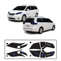 Fits Toyota Sienna 2011-2020 Full Headlight Taillight Precut Smoked PPF Tint Kit Film Overlay  - Bogar Tech Designs