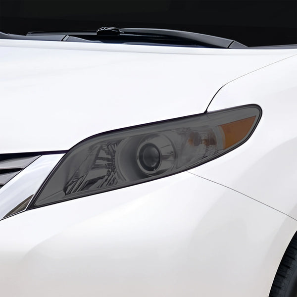 Fits Toyota Sienna 2011-2020 Full Headlight Taillight Precut Smoked PPF Tint Kit Film Overlay  - Bogar Tech Designs