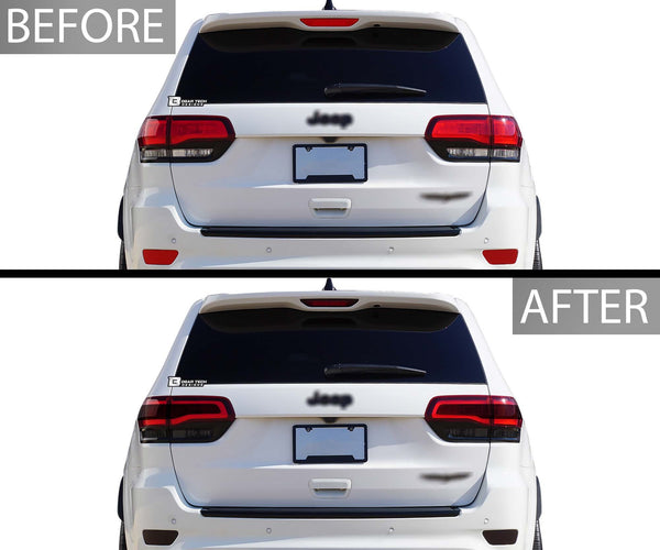 Tinted Taillight Hawkeye Style Third Brake Rear Bumper Reflector Light Overlay Tint Cover Fits Jeep Grand Cherokee 2014 - 2021 - Bogar Tech Designs