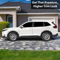 Grille Side Window Vinyl Chrome Delete Trim Blackout Decal Stickers Overlay Film Fits Honda CR-V 2023 2024 2025