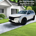 Grille Side Window Vinyl Chrome Delete Trim Blackout Decal Stickers Overlay Film Fits Honda CR-V 2023 2024 2025