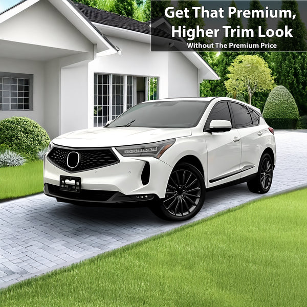 Vinyl Chrome Delete Grille Side Window Blackout Decal Stickers Overlay Film Fits Acura RDX 2019 - 2025 - Bogar Tech Designs
