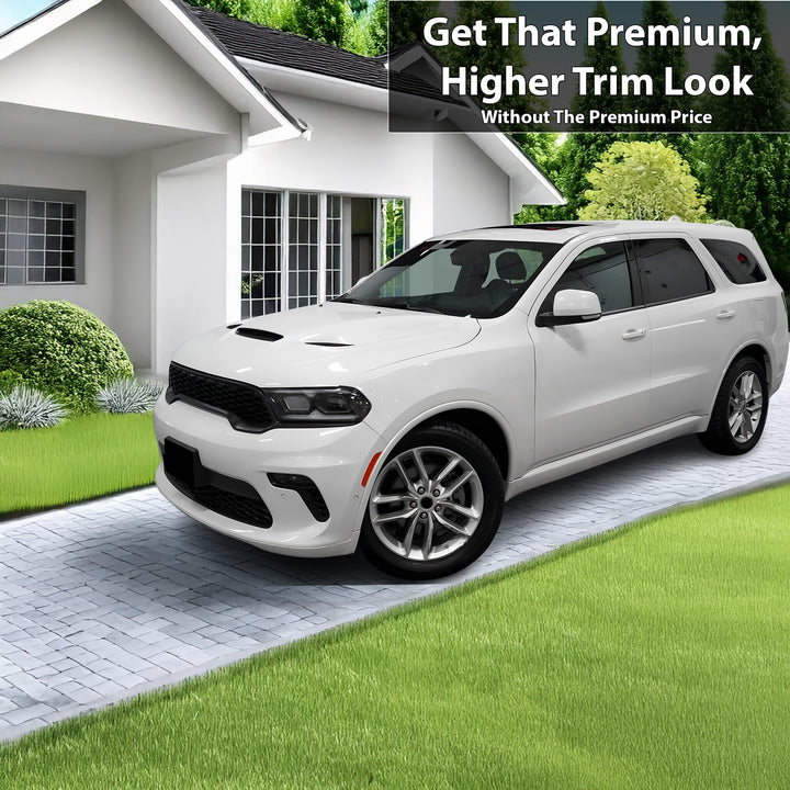Fits Dodge Durango 2021 - 2025 Vinyl Chrome Delete Grille Blackout Decal Stickers Overlay Film - Bogar Tech Designs