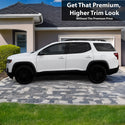 Vinyl Chrome Delete Grille Side Window Blackout Decal Stickers Overlay Film Fits GMC Acadia 2017 - 2023 - Bogar Tech Designs