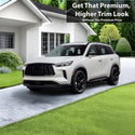 Vinyl Chrome Delete Grille Side Window Rear Blackout Decal Stickers Overlay Film Fits Infiniti QX60 2022 - 2025 - Bogar Tech Designs