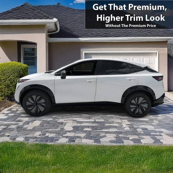 Vinyl Chrome Delete Side Window Blackout Decal Stickers Overlay Film Fits Nissan Ariya 2023 - 2025 - Bogar Tech Designs