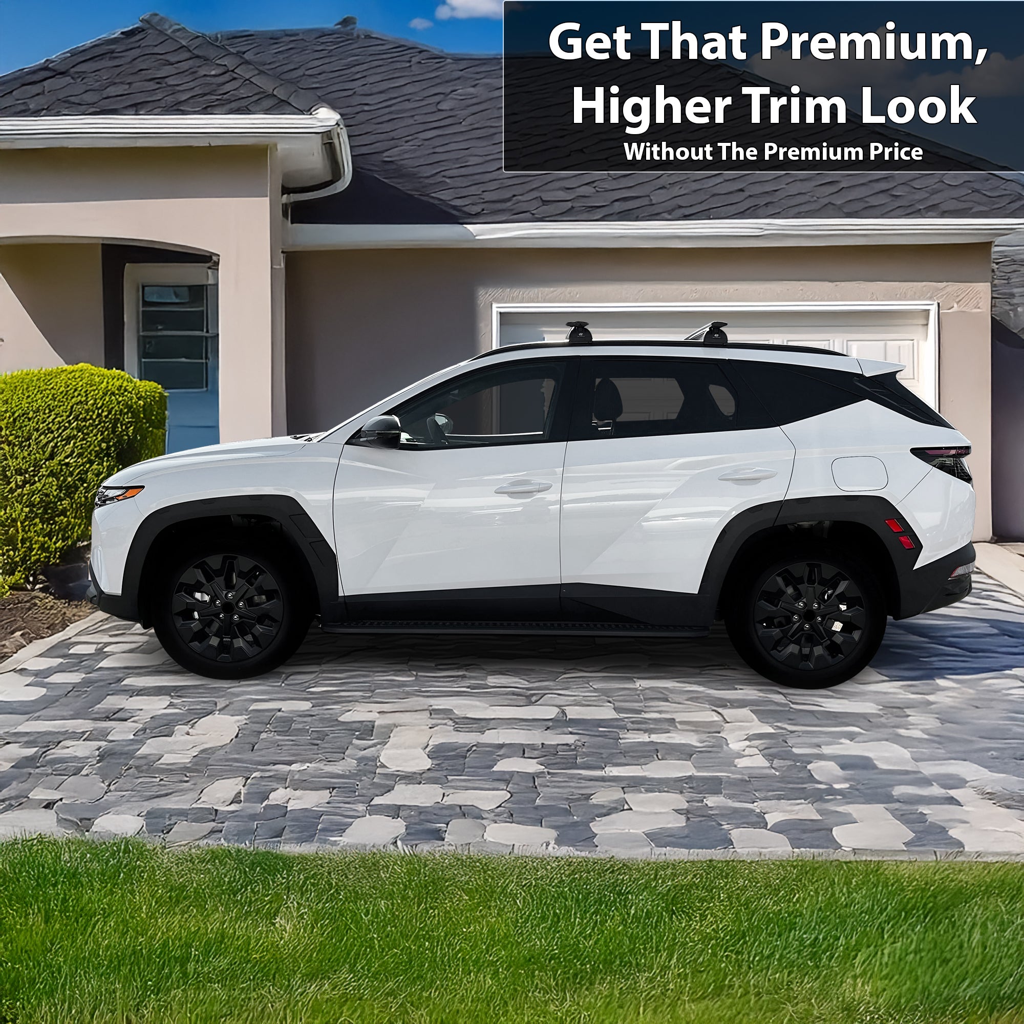 Blackout Side Skirt Chrome Delete Overlay For Hyundai Palisade 2020-2025 – Vinyl Trim