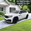 Vinyl Chrome Delete Grille Side Window Rear Blackout Decal Stickers Overlay Film Fits Volkswagen Atlas 2021-2025