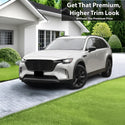 Vinyl Chrome Delete Side Window Trim Front Grille Blackout Decal Stickers Overlay Film Fits Mazda CX - 90 2024 - 2025 - Bogar Tech Designs