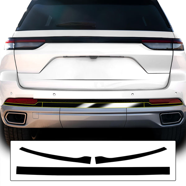 Window Vinyl Chrome Delete Trim Blackout Decal Stickers Overlay Film Fits Jeep Grand Cherokee 2022 2023 2024 2025