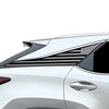 Quarter Window American Flag Vinyl Decal Stickers Fits Lexus RX 2016 - 2022 - Bogar Tech Designs