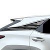 Quarter Window American Flag Vinyl Decal Stickers Fits Lexus RX 2016 - 2022 - Bogar Tech Designs