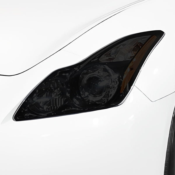 Full Headlight Taillight Precut Smoked PPF Tint Kit Film Overlay Fits Infiniti G37 2008 - 2013 - Bogar Tech Designs