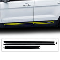 Vinyl Chrome Delete Grille Window Wheel Blackout Decal Stickers Overlay Film Fits Ford Explorer 2016 - 2019 - Bogar Tech Designs