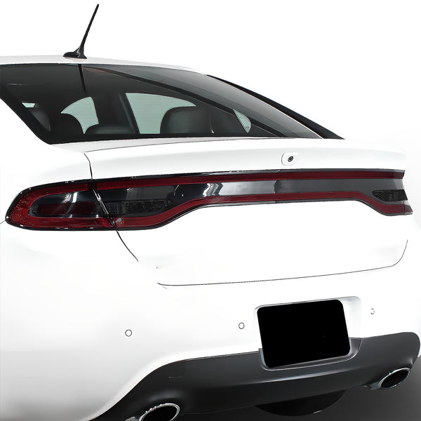 Full Headlight Taillight Racetrack Precut Smoked PPF Tint Kit Film Overlay Fits Dodge Dart 2013-2016