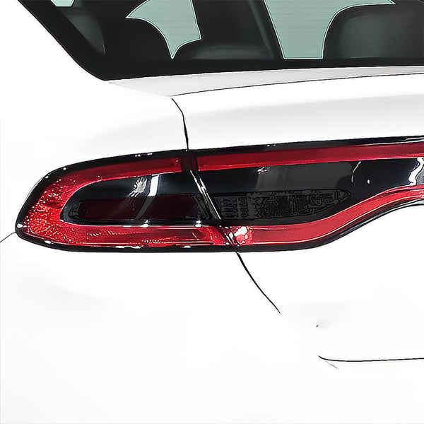 Full Headlight Taillight Racetrack Precut Smoked PPF Tint Kit Film Overlay Fits Dodge Dart 2013-2016
