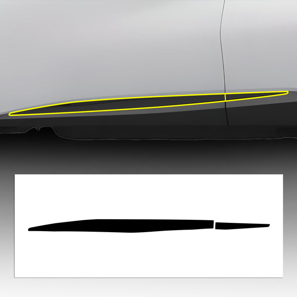 Vinyl Chrome Delete Grille Side Window Rear Blackout Decal Stickers Overlay Film Fits Nissan Murano - Bogar Tech Designs
