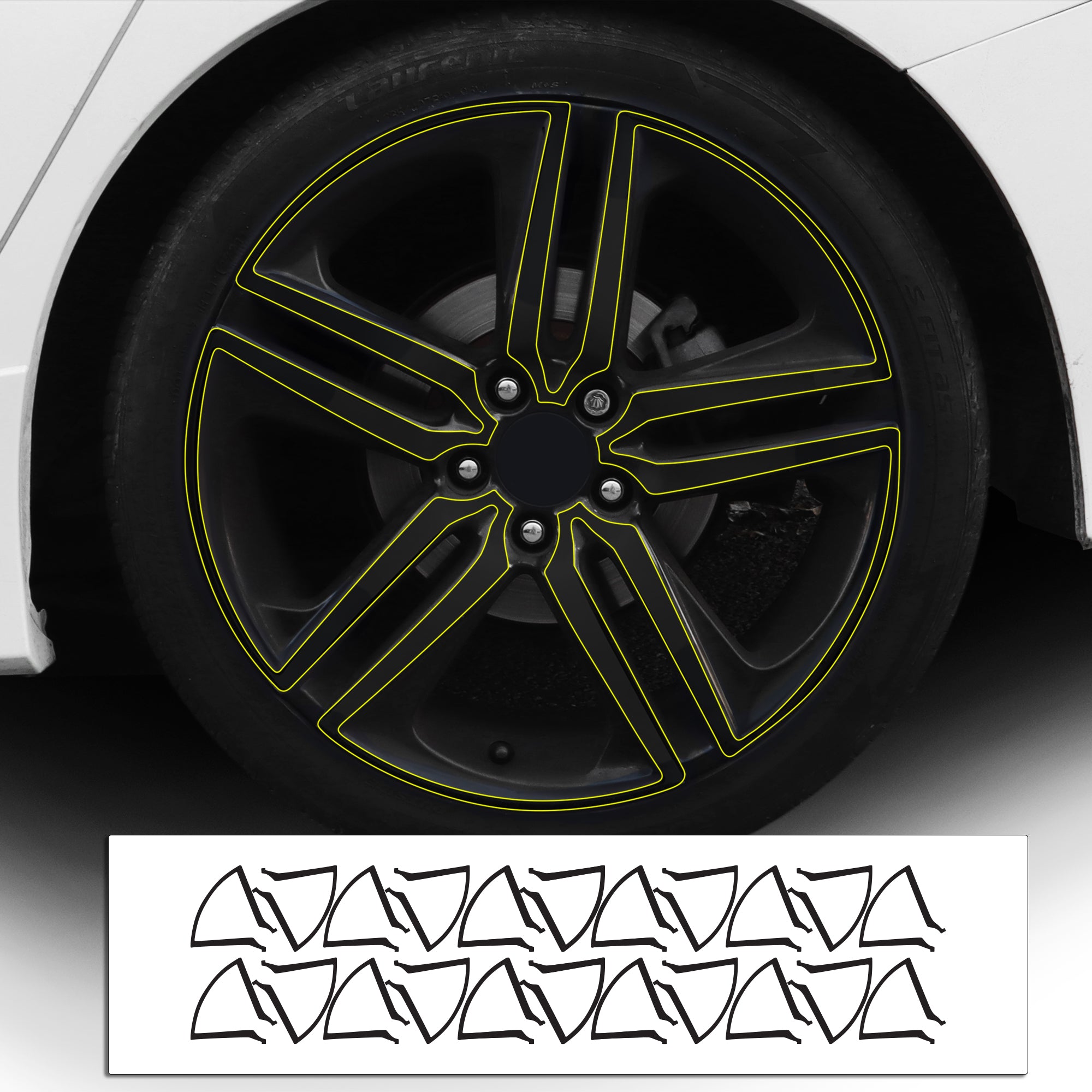 Vinyl Chrome Delete Grille Side Window Rear Wheel Blackout Decal Stickers Overlay Film Fits Honda Accord 2013 - 2017 - Bogar Tech Designs