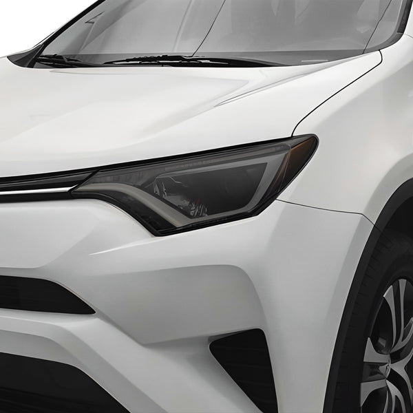 Full Headlight Taillight Precut Smoked PPF Tint Kit Film Overlay Fits Toyota Rav4 2016 - 2018 - Bogar Tech Designs