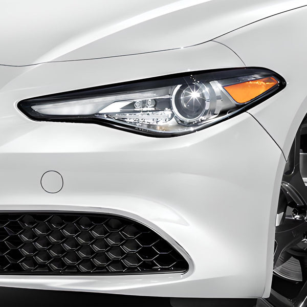 Full Headlight Taillight Precut Smoked PPF Tint Kit Film Overlay Fits Alfa Rome Giulia 2016 - 2025 - Bogar Tech Designs