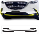 Vinyl Chrome Delete Wheel Rim Front Grille Trim Blackout Decal Stickers Overlay Film Fits Mazda CX-9 2016-2023