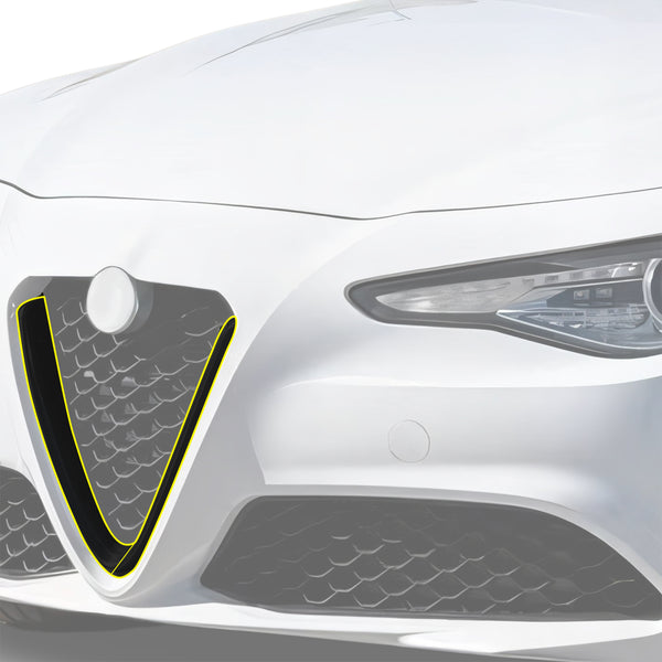 Alfa Romeo Giulia 2016-2026 Blackout Chrome Delete Kit - Precut Gloss Black Vinyl Overlays