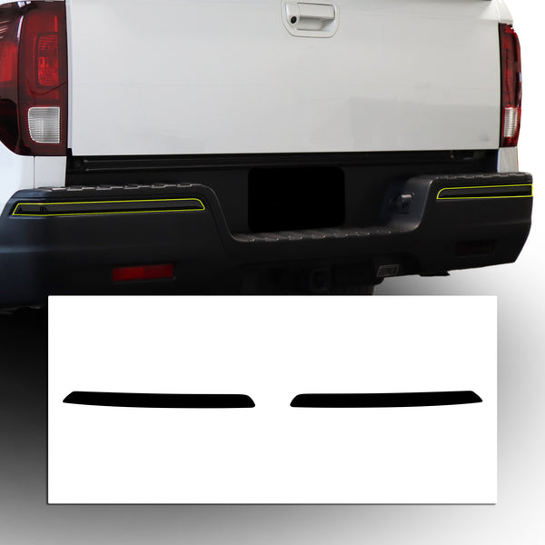 Vinyl Chrome Delete Grille Side Window Rear Blackout Decal Stickers Overlay Film Fits Honda Ridgeline 2017-2025