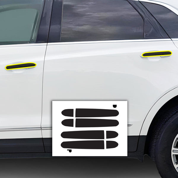 Vinyl Chrome Delete Grille Side Window Rear Blackout Decal Stickers Overlay Film Fits Cadillac XT5 2017 - 2025 - Bogar Tech Designs