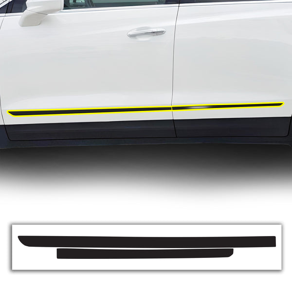 Vinyl Chrome Delete Grille Side Window Rear Blackout Decal Stickers Overlay Film Fits Cadillac XT5 2017 - 2025 - Bogar Tech Designs
