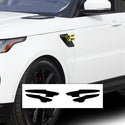 Vinyl Chrome Delete Side Window Front Rear Bumper Wheel Rim Trim Blackout Decal Stickers Overlay Film Fits Range Rover Sport 2018 - 2022 - Bogar Tech Designs