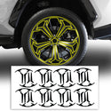 Vinyl Chrome Delete Grille Side Window Rear Wheel Blackout Decal Stickers Overlay Film Fits Toyota Rav4 2019 - 2025 - Bogar Tech Designs