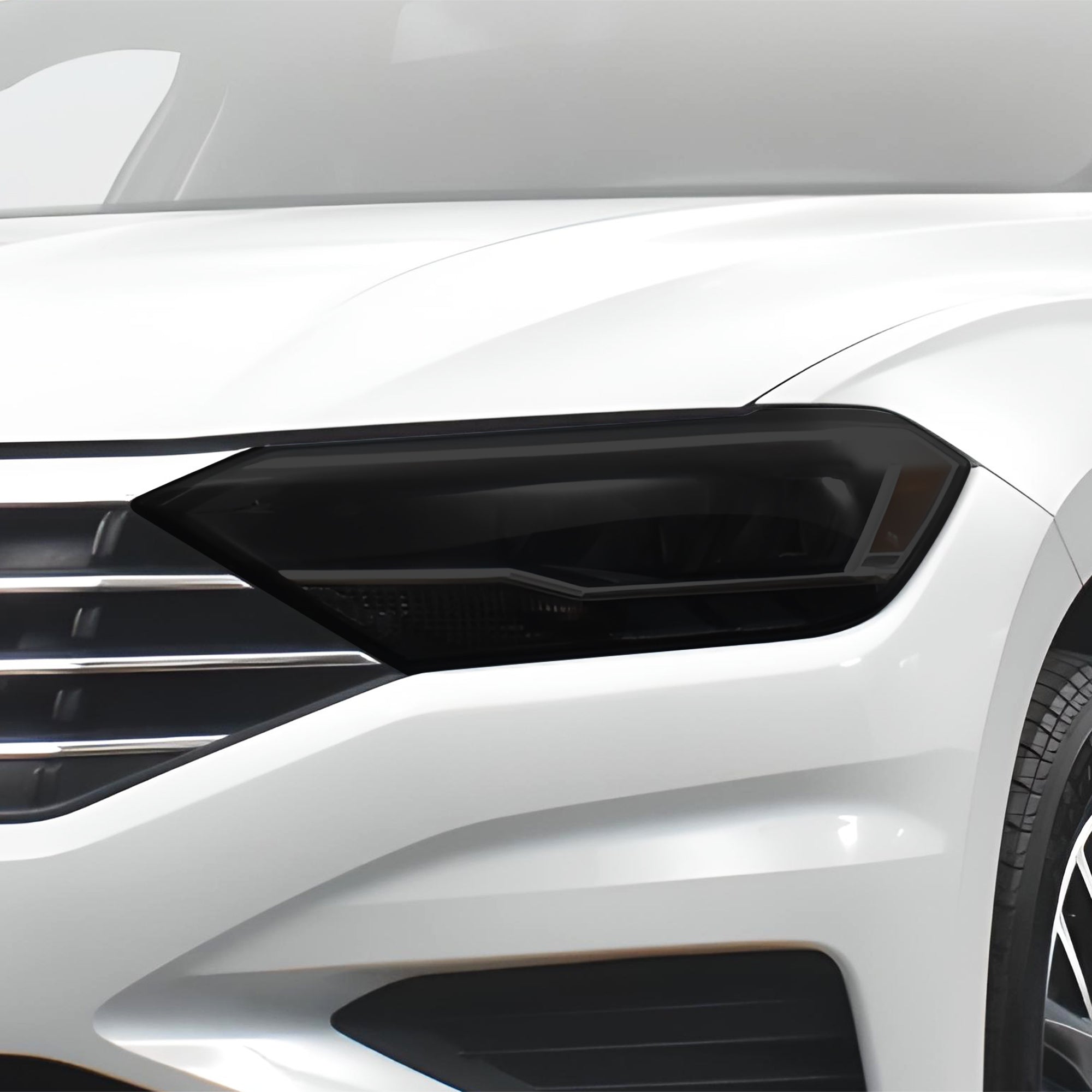 Full Headlight Taillight Precut Smoked PPF Tint Kit Film Overlay Fits Volkswagen Jetta 2019 - 2024 - Bogar Tech Designs