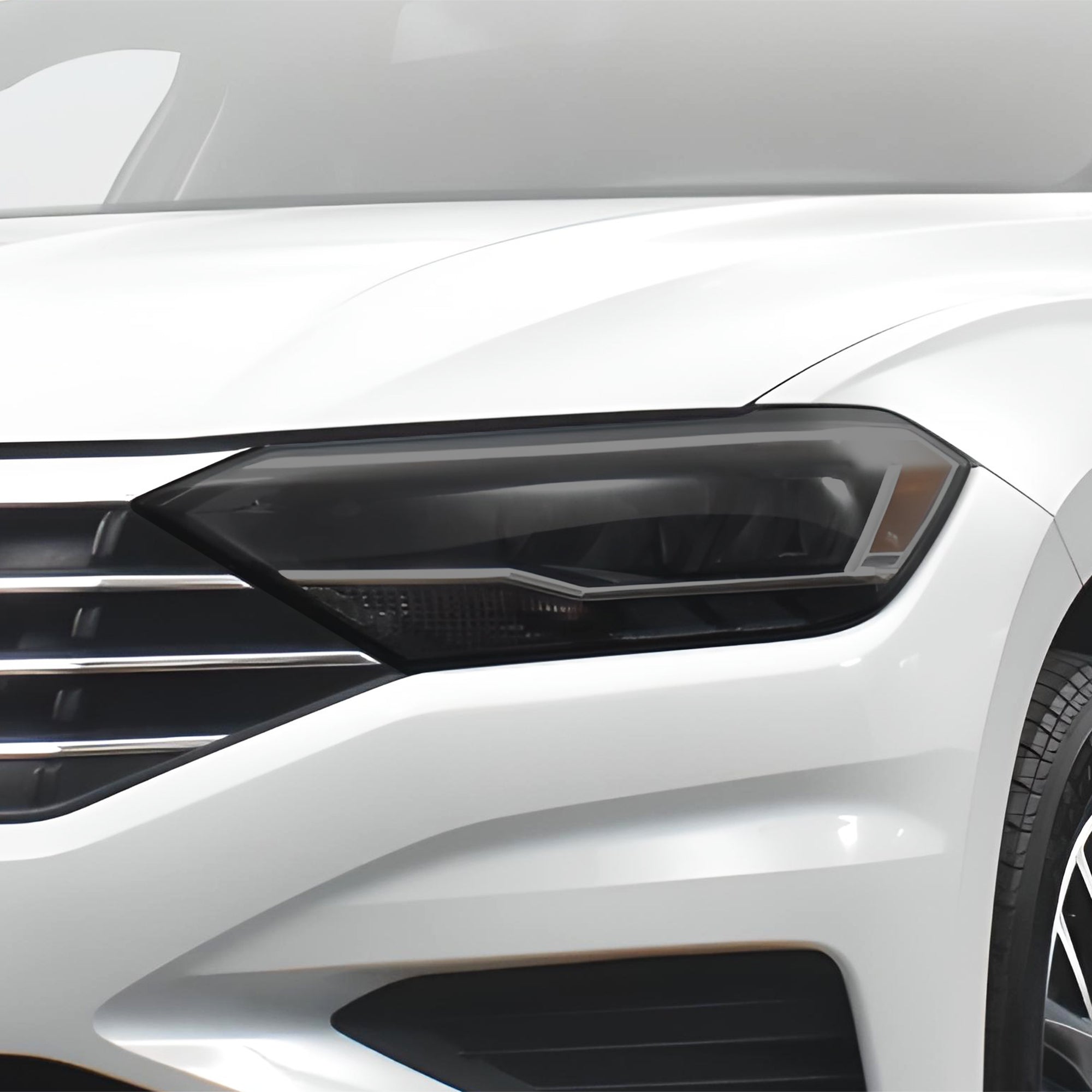 Full Headlight Taillight Precut Smoked PPF Tint Kit Film Overlay Fits Volkswagen Jetta 2019 - 2024 - Bogar Tech Designs