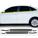 Vinyl Chrome Delete Wheel Rim Front Grille Trim Blackout Decal Stickers Overlay Film Fits Volkswagen Jetta 2019 - 2025 - Bogar Tech Designs