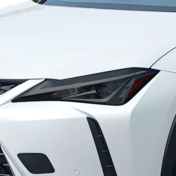Full Headlight Taillight Precut Smoked PPF Tint Kit Film Overlay Fits Lexus UX 2019 - 2025 - Bogar Tech Designs