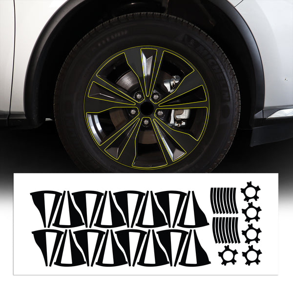 Vinyl Chrome Delete Grille Side Window Rear Blackout Decal Stickers Overlay Film Fits Nissan Murano - Bogar Tech Designs