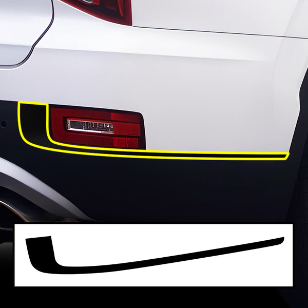 Side Window Skirt Vinyl Chrome Delete Trim Blackout Decal Stickers Overlay Film Fits Hyundai Palisade 2020 - 2025 - Bogar Tech Designs