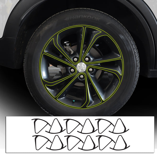 Vinyl Chrome Delete Grille Side Window Wheel Blackout Decal Stickers Overlay Film Fits Buick Encore GX 2020 - 2025 - Bogar Tech Designs