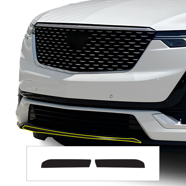 Vinyl Chrome Delete Grille Side Window Rear Blackout Decal Stickers Overlay Film Fits Cadillac XT6 2020 - 2025 - Bogar Tech Designs