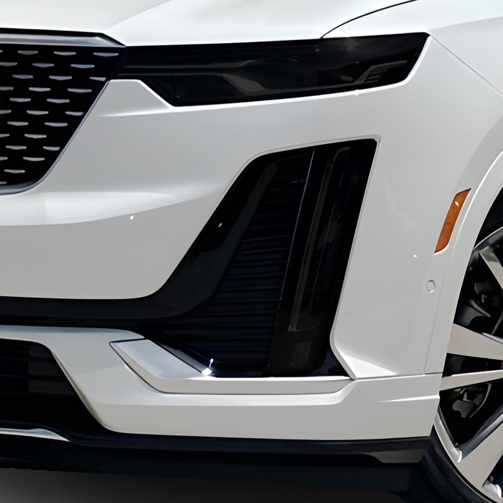 Full Headlight Taillight Precut Smoked PPF Tint Kit Film Overlay Fits Cadillac XT6 2020 - 2025 - Bogar Tech Designs