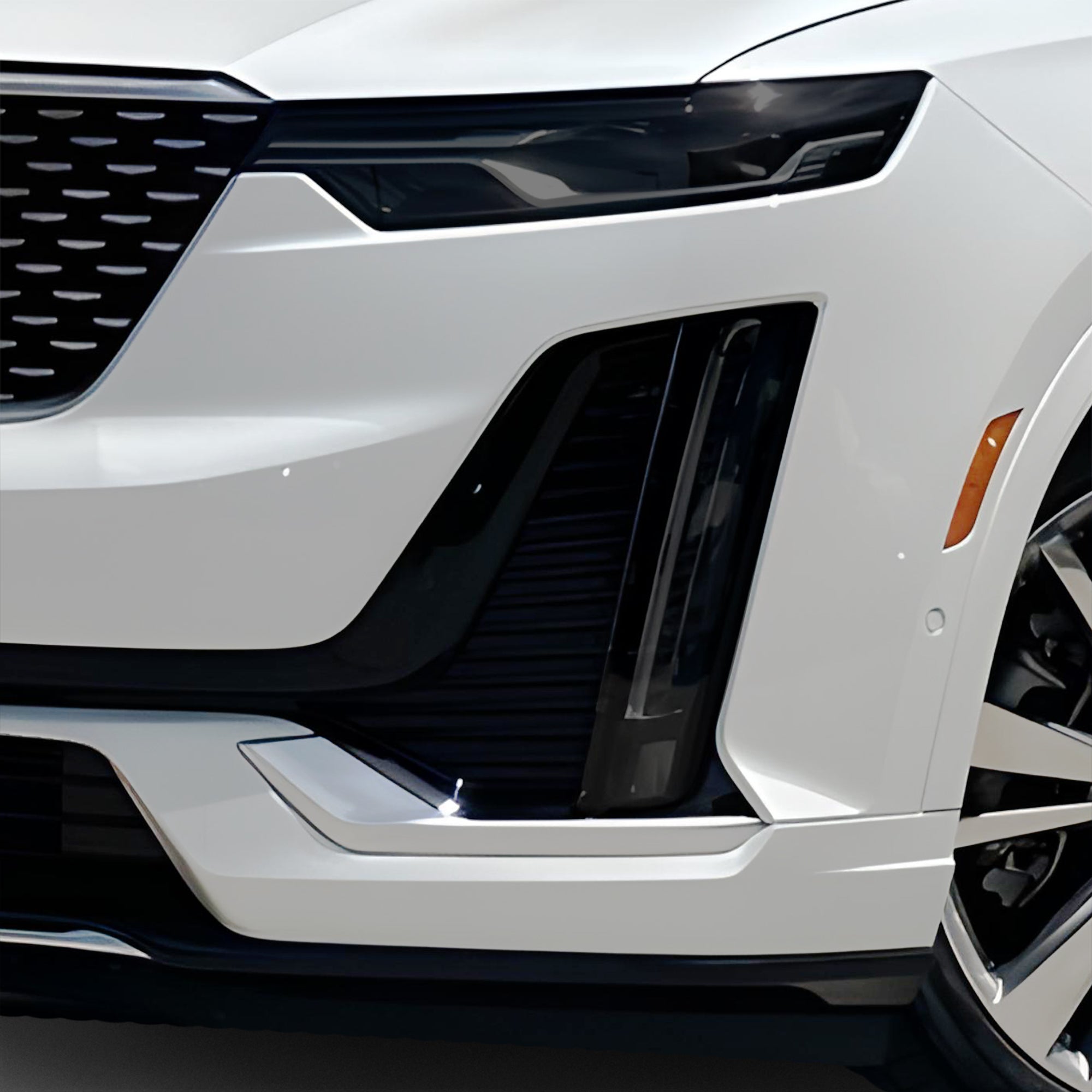 Full Headlight Taillight Precut Smoked PPF Tint Kit Film Overlay Fits Cadillac XT6 2020 - 2025 - Bogar Tech Designs