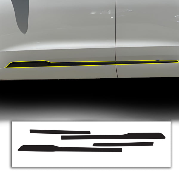 Vinyl Chrome Delete Grille Side Window Rear Blackout Decal Stickers Overlay Film Fits Cadillac XT6 2020 - 2025 - Bogar Tech Designs