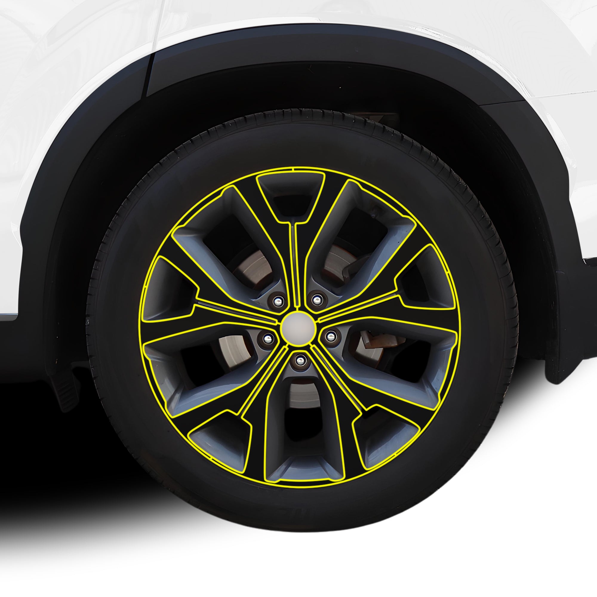 Side Window Skirt Vinyl Chrome Delete Trim Blackout Decal Stickers Overlay Film Fits Hyundai Palisade 2020 - 2025 - Bogar Tech Designs