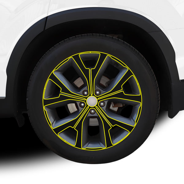 Side Window Skirt Vinyl Chrome Delete Trim Blackout Decal Stickers Overlay Film Fits Hyundai Palisade 2020 - 2025 - Bogar Tech Designs
